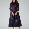 Jasper Conran Blythe Checkered Full Skirt Shirt Dress Multi Hot