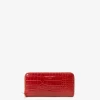 Jasper Conran Celia Leather Croc Large Purse Red Celia Croc Large Purse Flash Sale