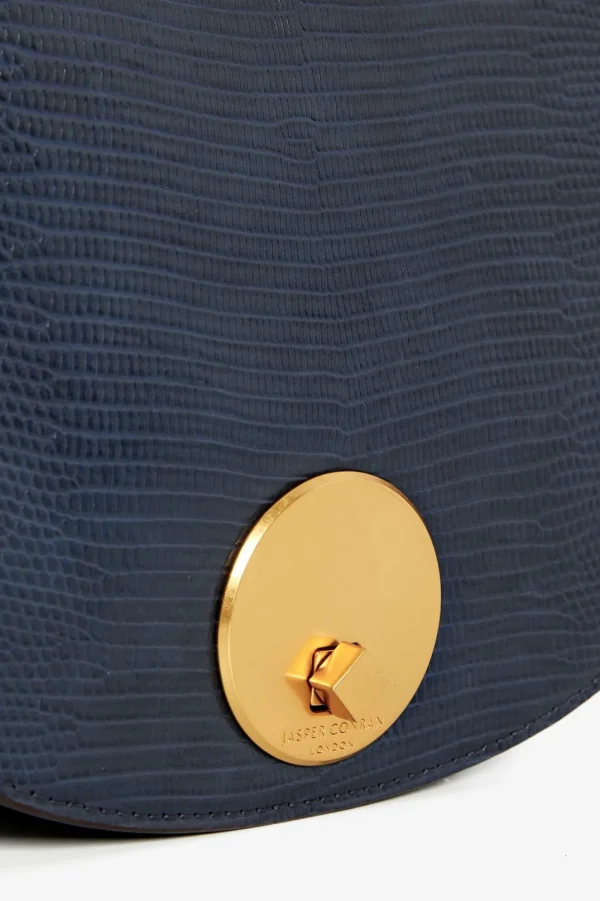 Jasper Conran Clara Lizard Saddle Bag Shop