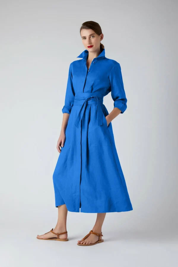 Jasper Conran Delilah Linen Shirt Dress Cheap