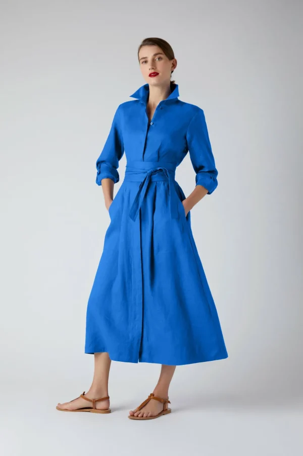 Jasper Conran Delilah Linen Shirt Dress Cheap