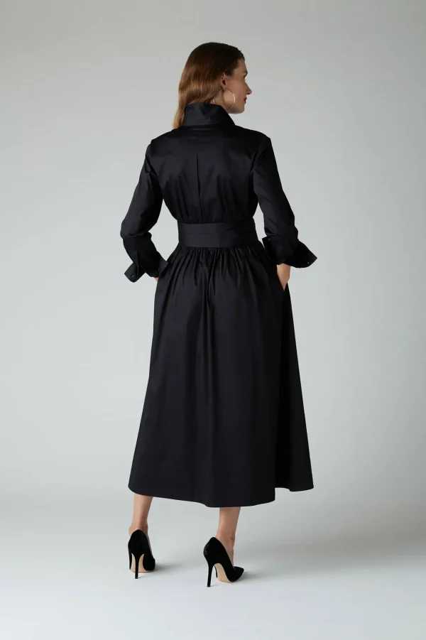 Jasper Conran Emily Pintuck Full Skirt Shirt Dress Hot