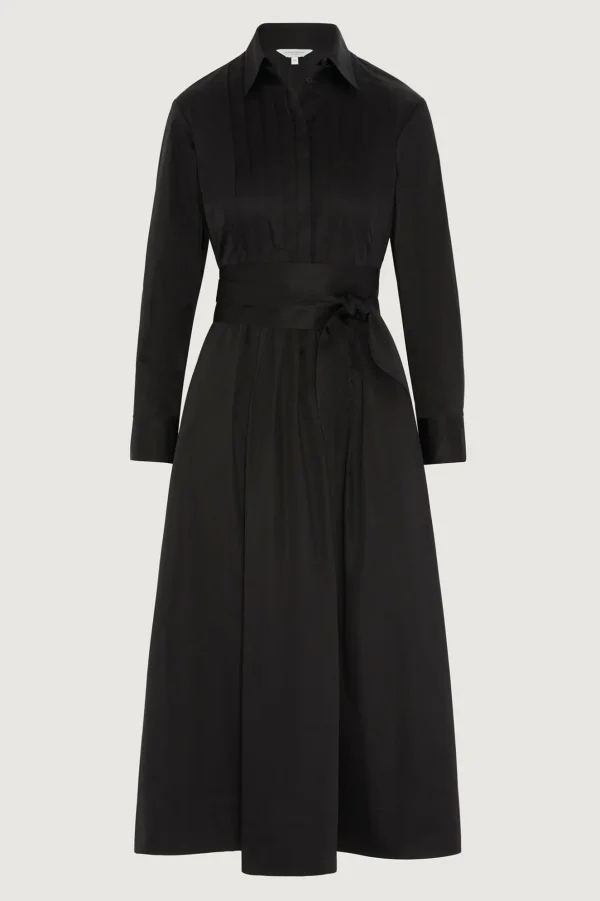 Jasper Conran Emily Pintuck Full Skirt Shirt Dress Hot