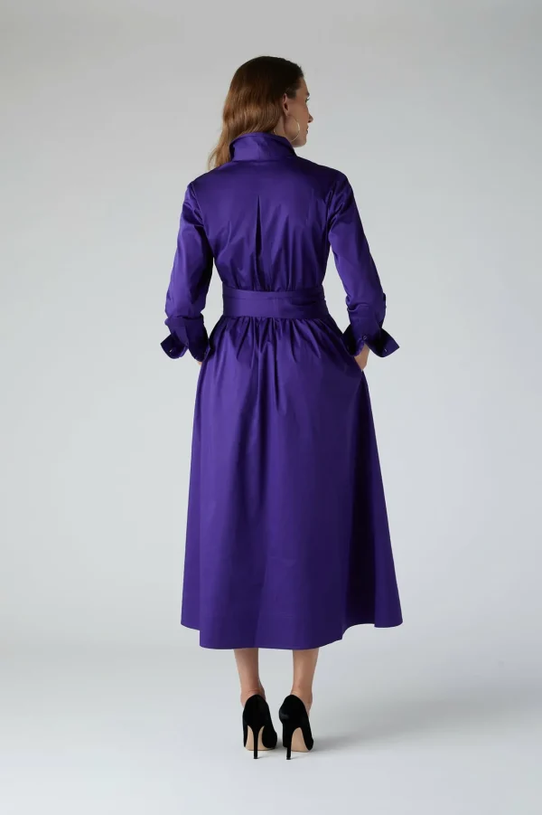 Jasper Conran Emily Pintuck Full Skirt Shirt Dress Hot