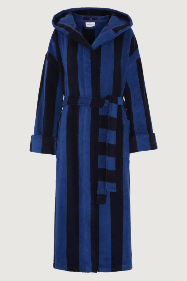 Jasper Conran Soft Lightweight Woven Stripe Hooded Robe Sale