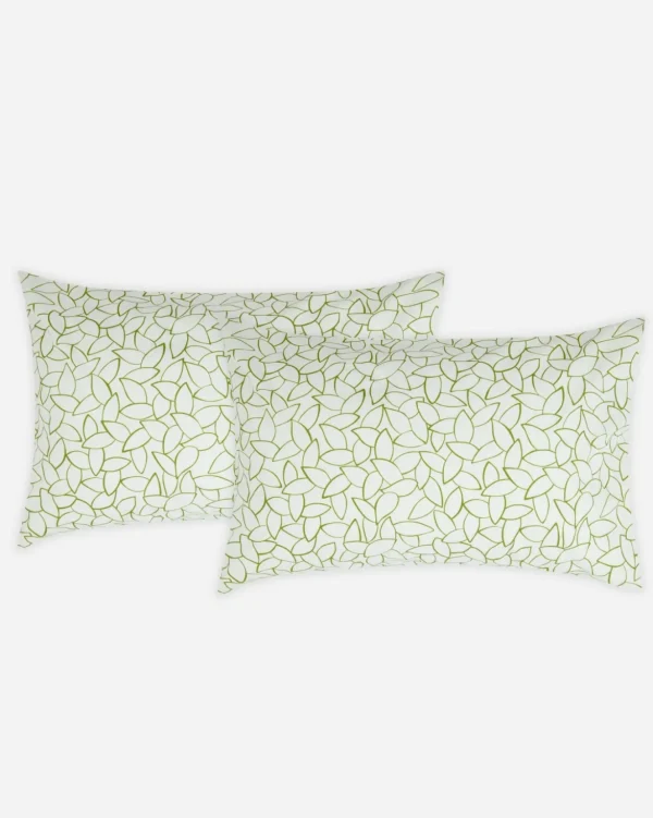 Jasper Conran 200 Thread Count Cotton Mini Leaves Pillowcase Pair Cheap