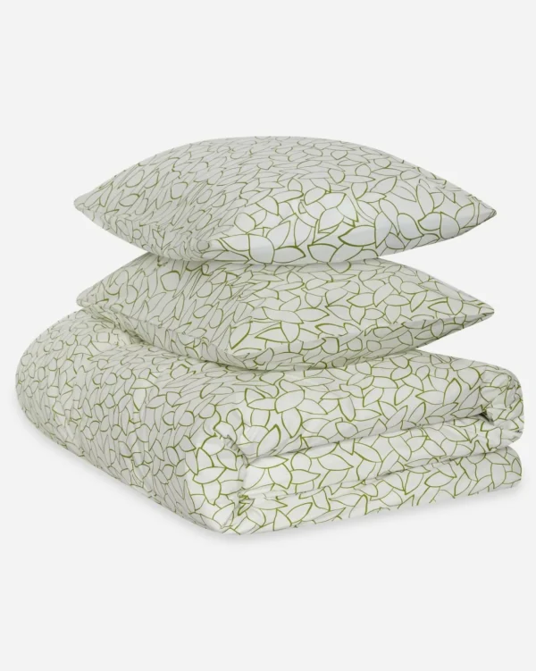 Jasper Conran 200 Thread Count Cotton Mini Leaves Duvet Cover Set Discount