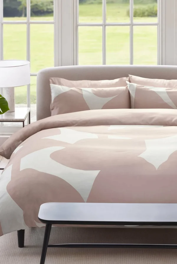 Jasper Conran 300 Thread Count Satin Cotton Floral Duvet Cover Pink Outlet